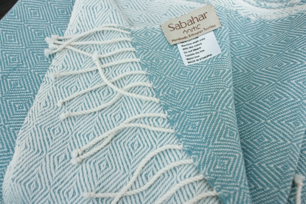 Almaz Bath Towel Close Up in Flax