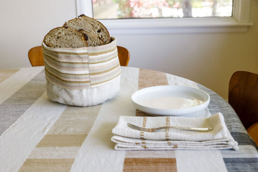 Dabo Basket on Dining Table with Bread inside