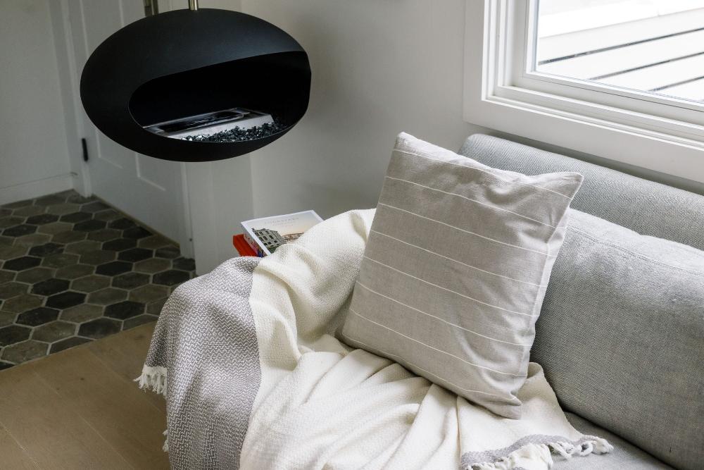 Chill & Cozy Gift Set | Ethiopian Cotton Blanket & Throw Pillow