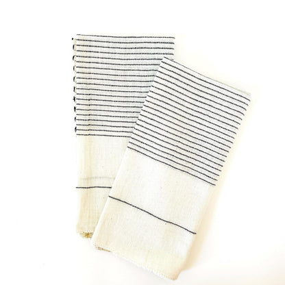 Roha wholesale handwoven Ethiopian cotton napkin Napkins sabahar Navy 