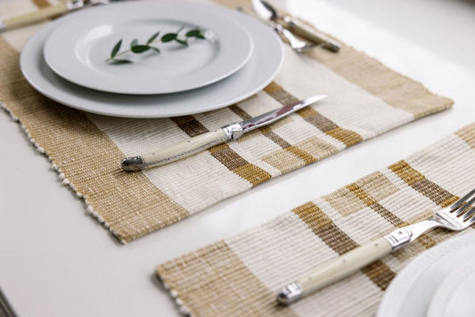 Two Bronze Gonder Placemats