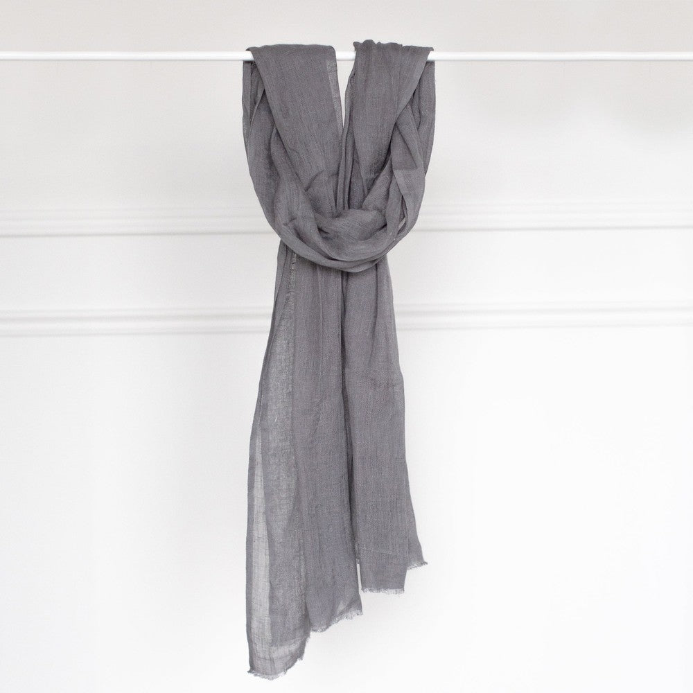 Telba shawl shawl sabahar Charcoal