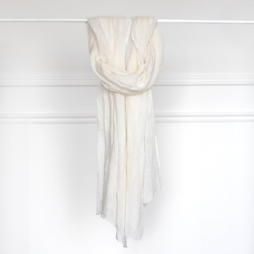 Telba shawl shawl sabahar White