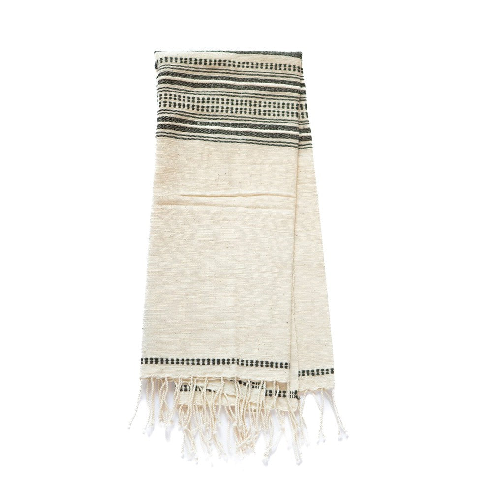 Genale hand towel sabahar Ivory/dark grey