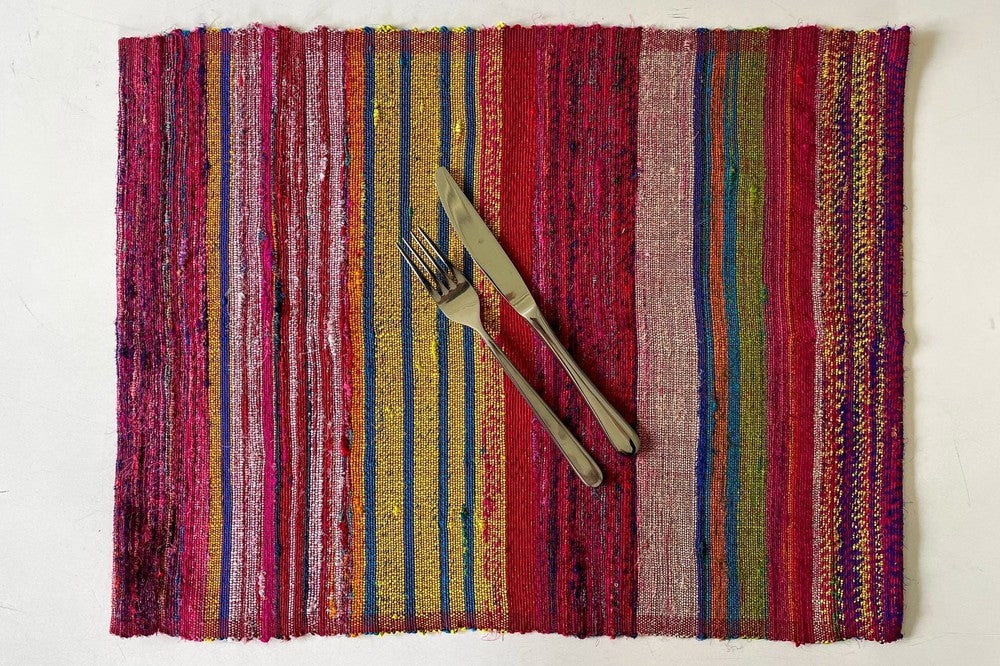 Harar placemat sabahar on white background and cutlery