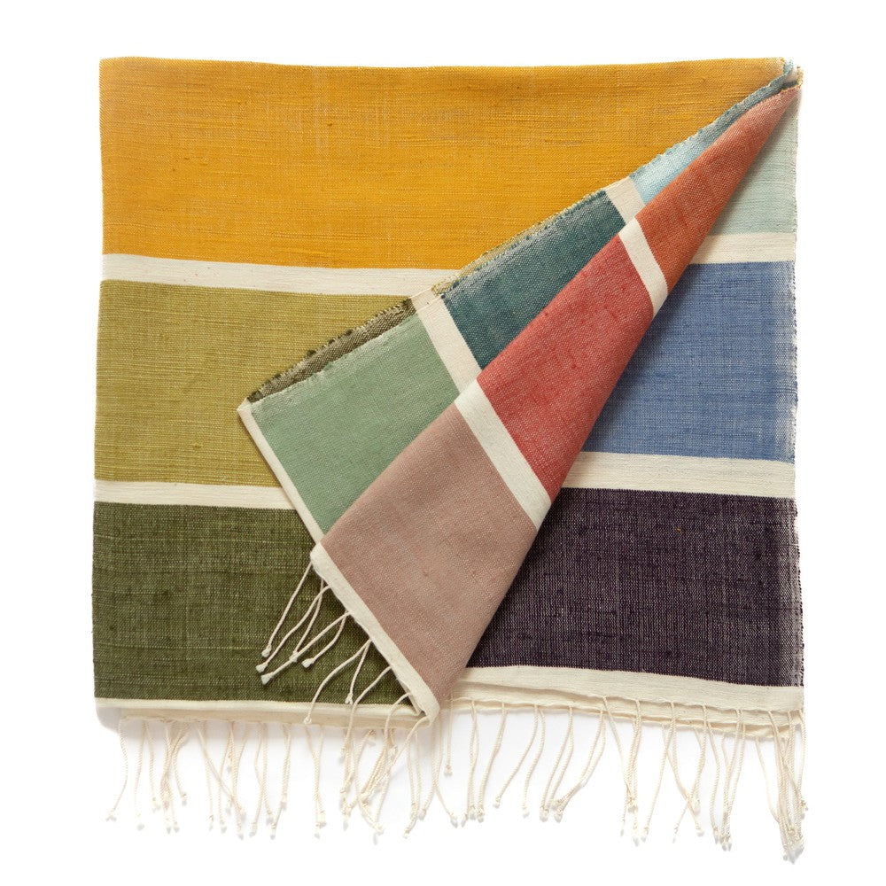 Kalam towel sabahar flat lay