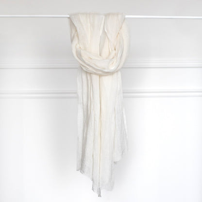 Telba shawl shawl sabahar White 