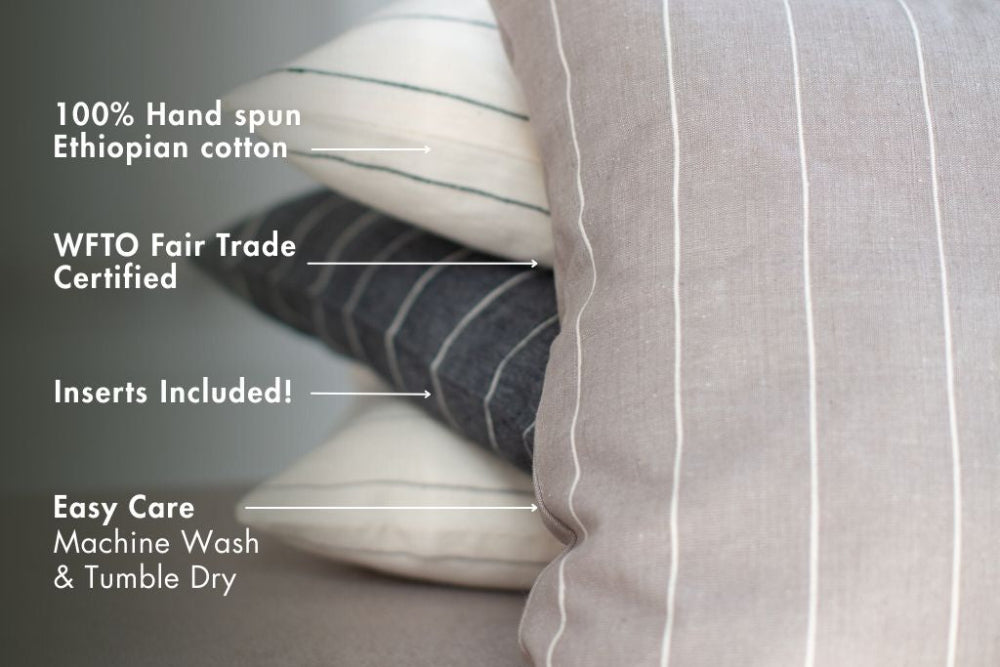 Adama throw pillows with key features