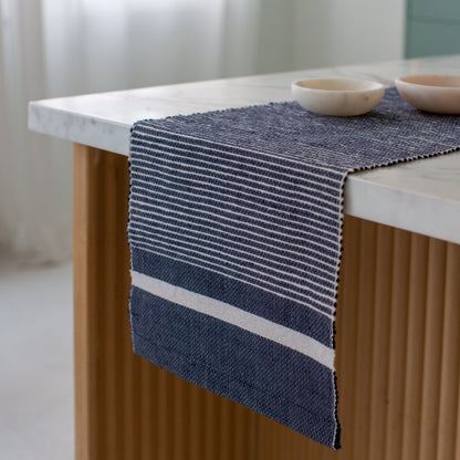 Adwa Table Runner sabahar Navy 