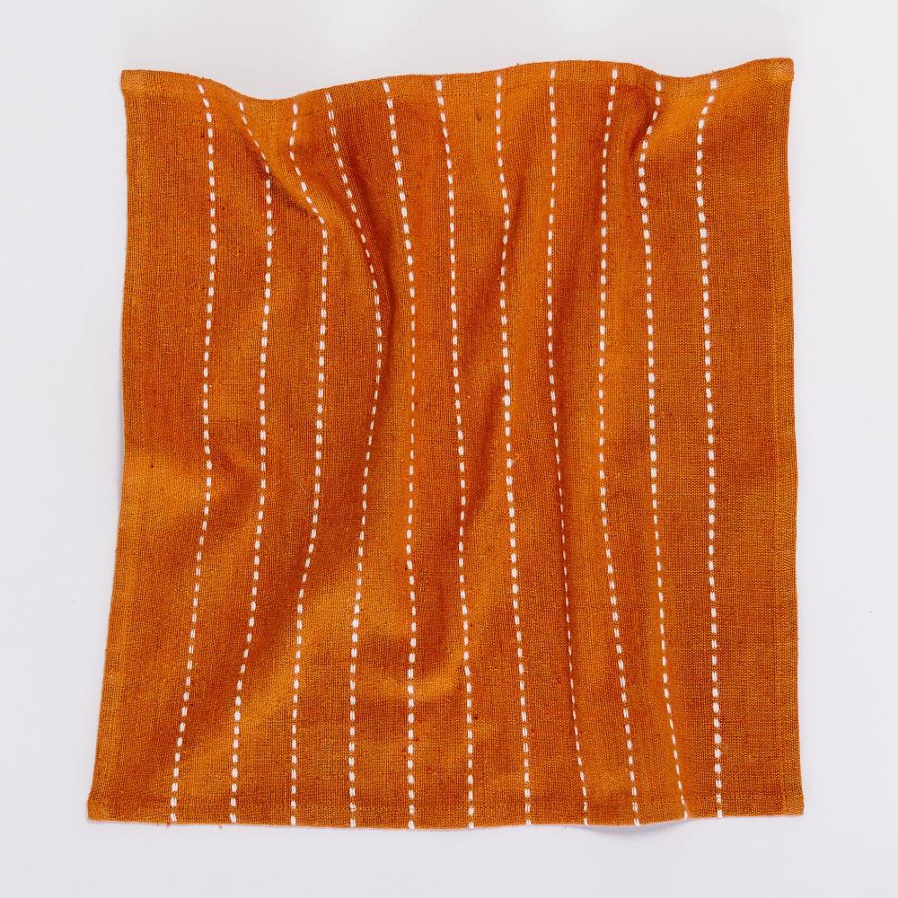 Rift Valley Cocktail Napkin Handwoven Ethiopian Cotton - Sustainable, Handcrafted, Stylish and Durable Napkin