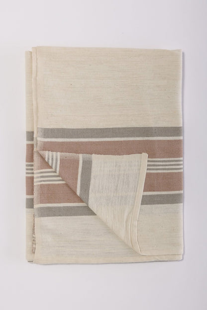 Weyra Travel Throw Handwoven Ethiopian Cotton - Eco-Friendly, Artisan-Made, Soft and Lightweight Blanket