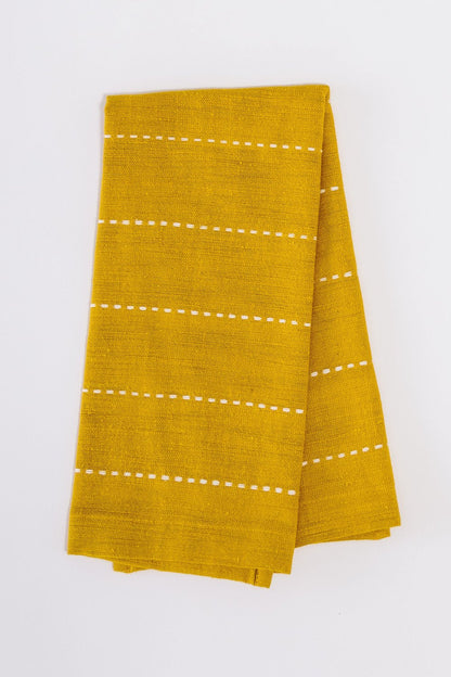 Rift Valley Tea Towel Handwoven Ethiopian Cotton - Eco-Friendly, Artisan-Made, Soft and Absorbent Kitchen Essential