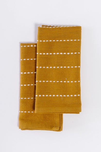 Rift Valley Cocktail Napkin Handwoven Ethiopian Cotton - Sustainable, Handcrafted, Stylish and Durable Napkin