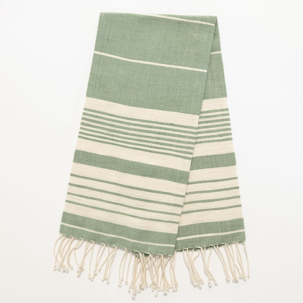 Dawa Hand Towel Handwoven Ethiopian Cotton -  Eco-Friendly, Artisan-Made, Soft Bathroom Essential