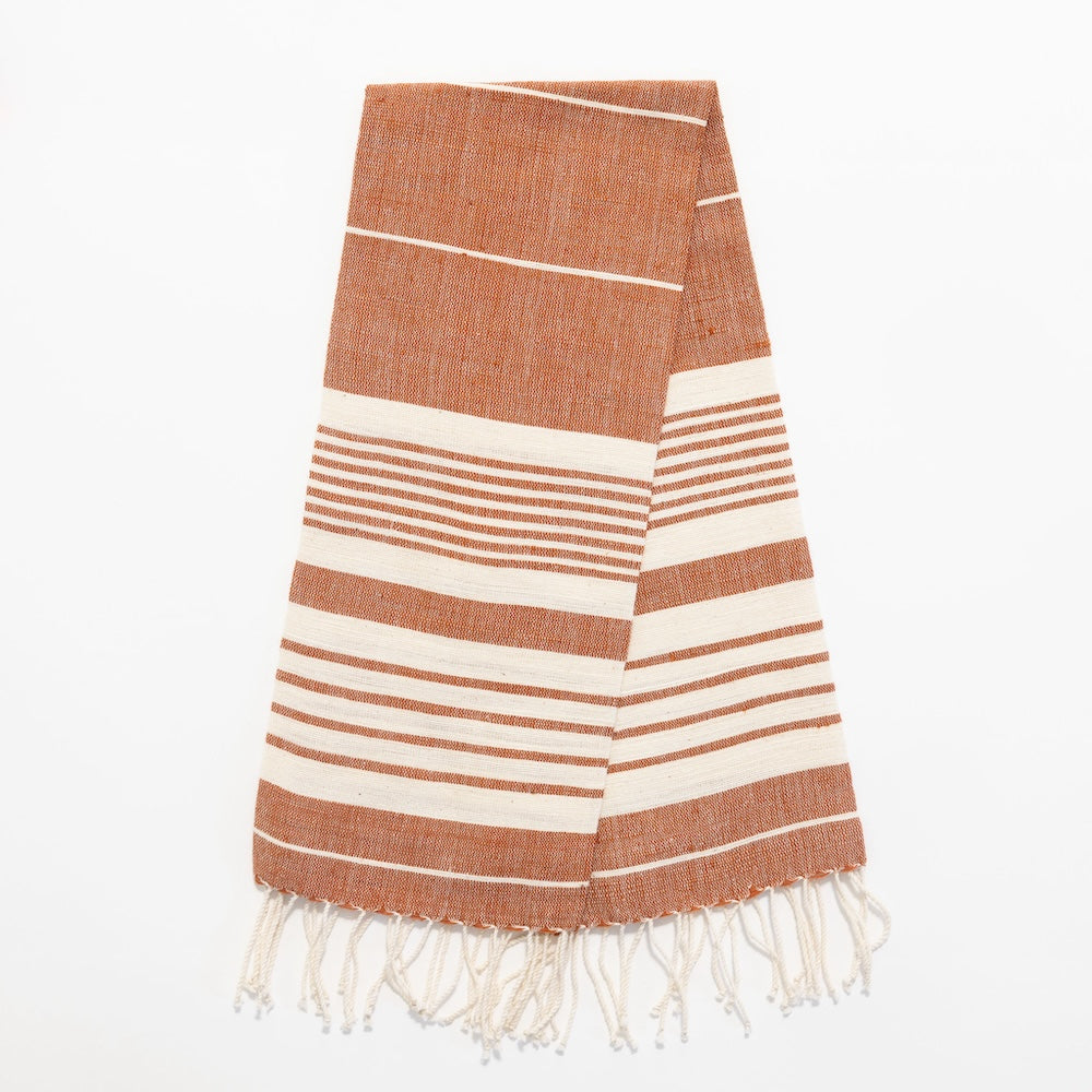 Dawa Hand Towel Handwoven Ethiopian Cotton -  Eco-Friendly, Artisan-Made, Soft Bathroom Essential