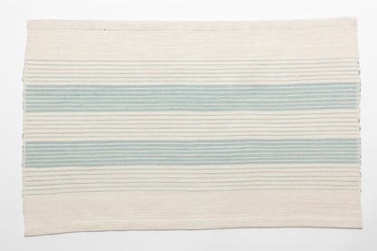 Teka Bath Mat Handwoven Ethiopian Cotton - Eco-Friendly, Artisan-Made, Soft and Absorbent Mat