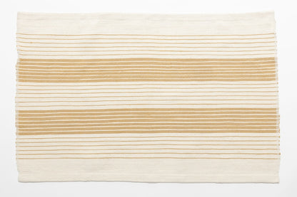 Teka Bath Mat Handwoven Ethiopian Cotton - Eco-Friendly, Artisan-Made, Soft and Absorbent Mat