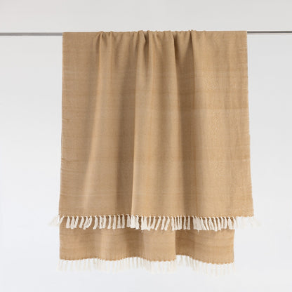 Mechot Throw Blanket Handwoven Ethiopian Cotton - co-Friendly, Artisan-Made, Soft and Cozy Blanket