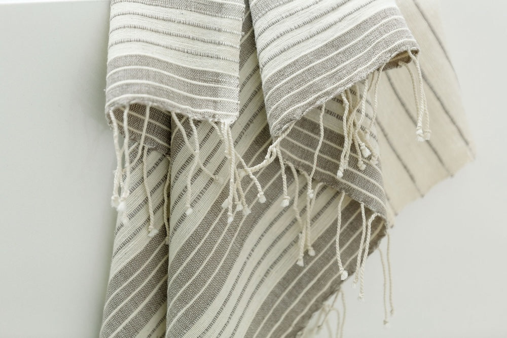 Teka Hand Towel Handwoven Ethiopian Cotton - Eco-Friendly, Artisan-Made, Soft and Absorbent Towel