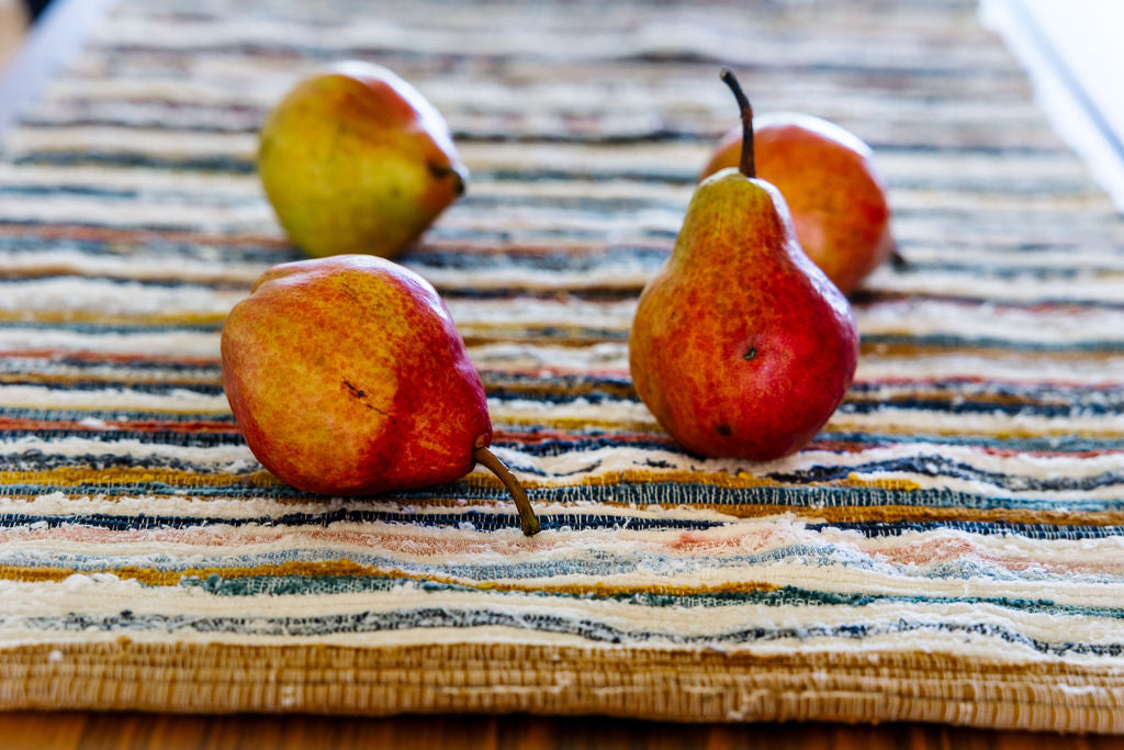 Adesé Handwoven Upcycled Fabric | Placemat and Table Runner Set