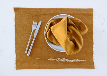 Semien Cocktail Napkin Handwoven Ethiopian Cotton - Eco-Friendly, Artisan-Made, Elegant Table Linen