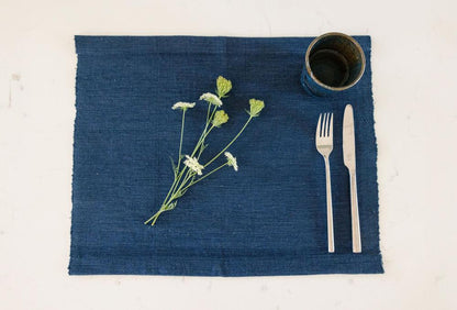 Semien Placemat Handwoven Ethiopian Cotton - Sustainable, Handcrafted, Stylish Dining Essential