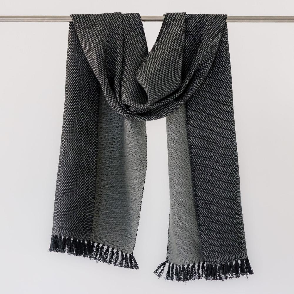 Chala Handwoven Scarf in Grey