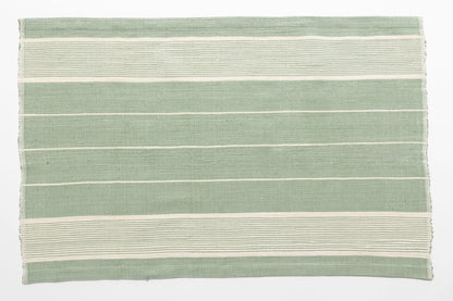 Dawa Bath Mat in Mint Flat Lay