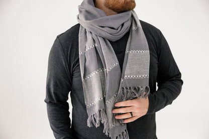 Fasil Shawl on Male Model 