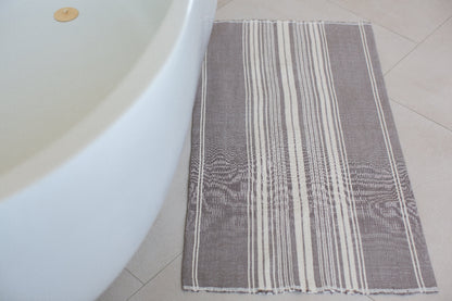 Genalé bath mat in stone