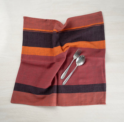 Dalol Handwoven Ethiopian Cotton Napkins | Set of 2