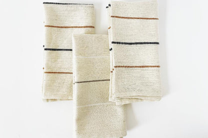 Adama Napkin Handwoven Ethiopian Cotton -  Eco-Conscious, Artisan Dining Essential