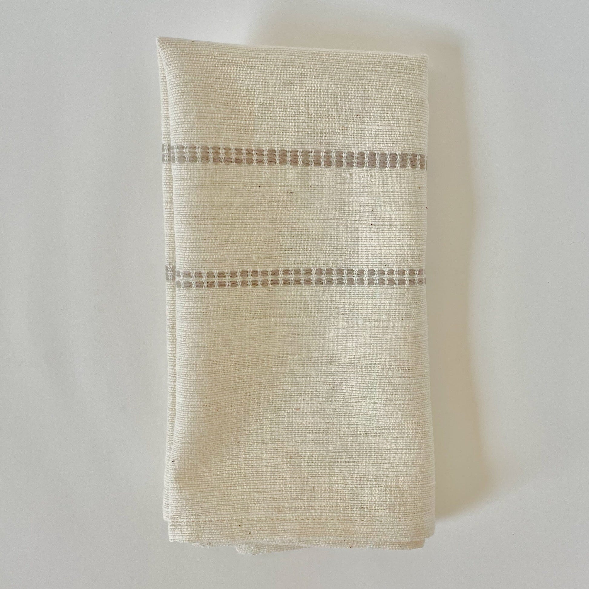 Chamo handwoven Ethiopian cotton napkins Napkins sabahar Stone 