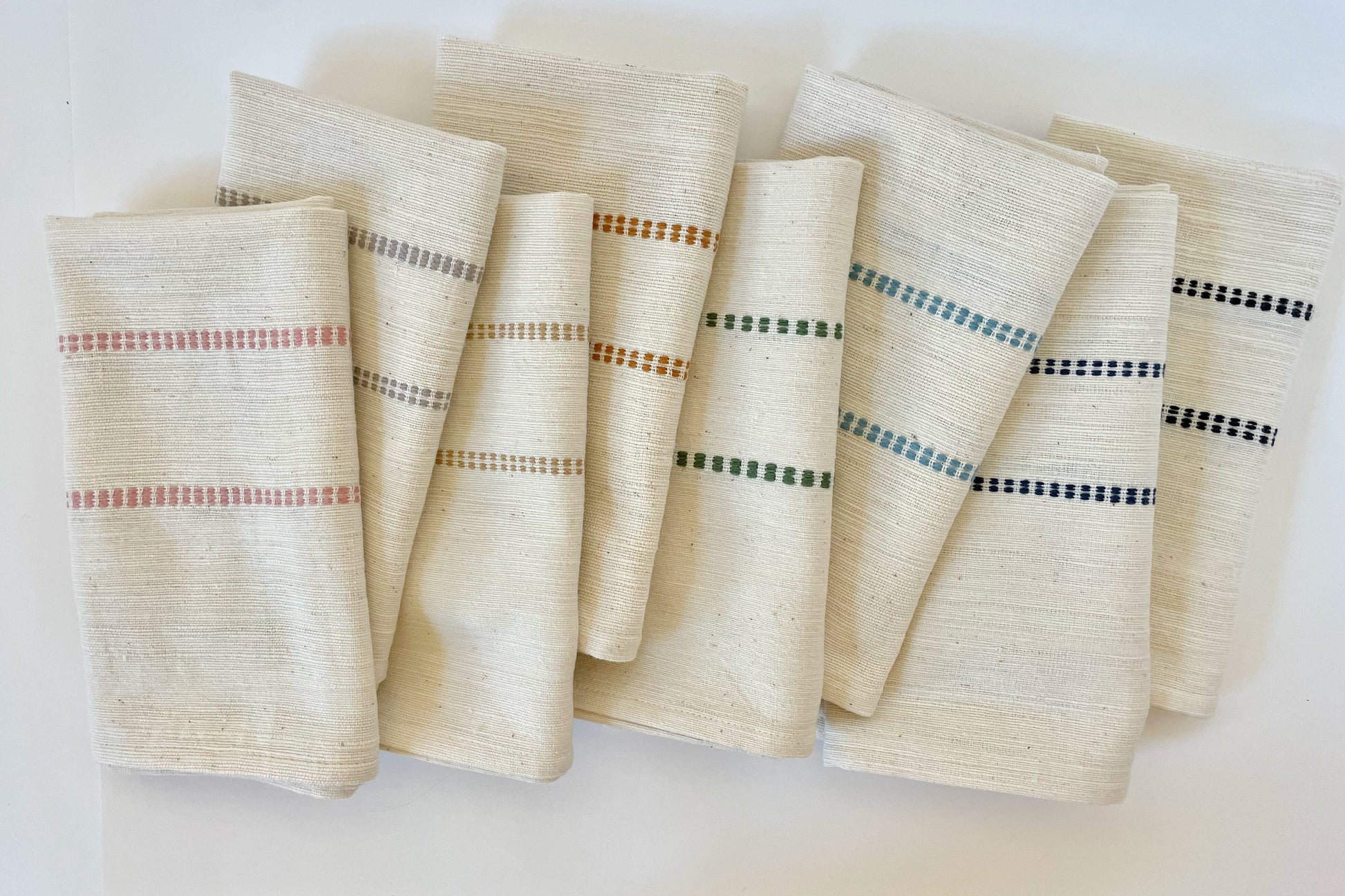 Chamo handwoven Ethiopian cotton napkins Napkins sabahar 