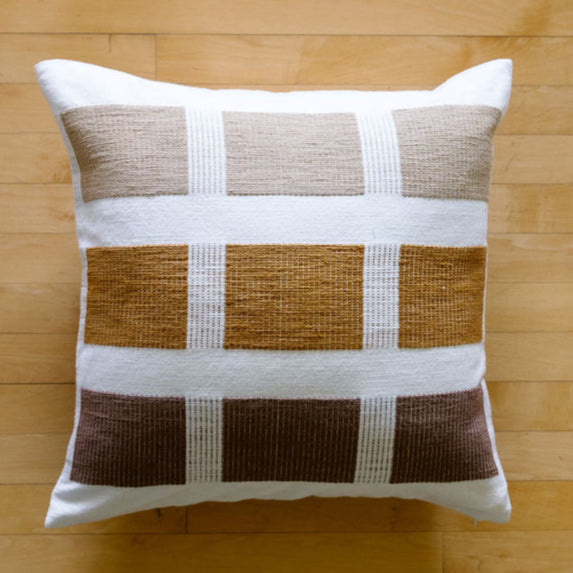 Karé Handwoven Ethiopian Cotton Throw Pillow