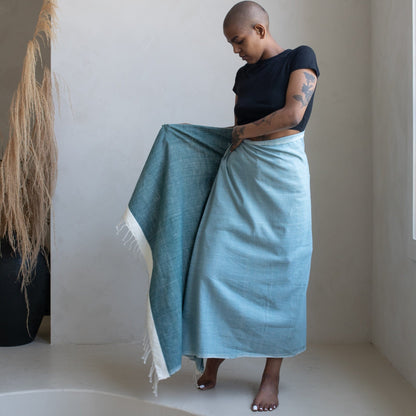 Abay handwoven Ethiopian cotton towel bath towel sabahar 