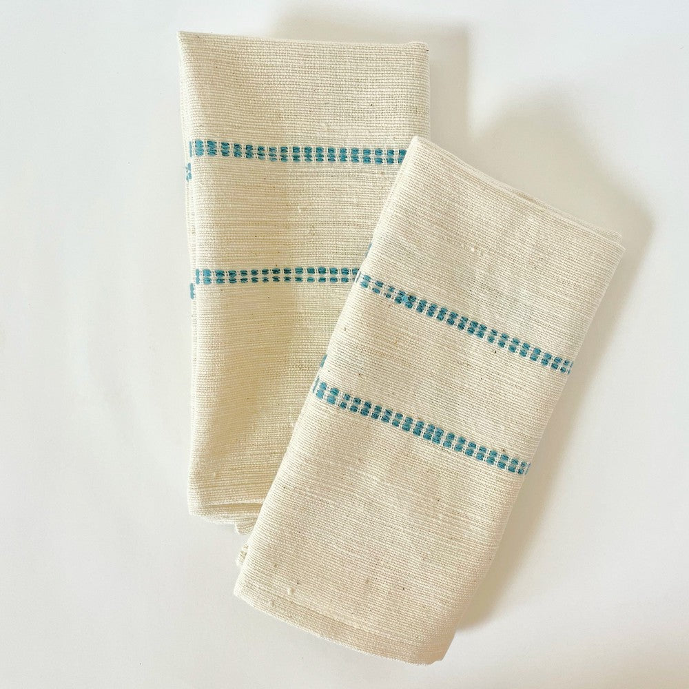 Chamo handwoven Ethiopian cotton Napkins sabahar Flax 