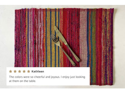 harar placemat with five star customer review