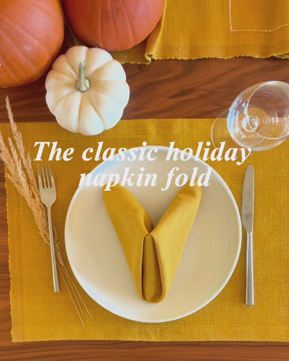 Semien Handwoven Ethiopian Cotton Cocktail Napkins | Set of 2