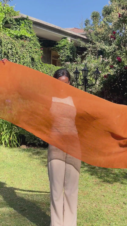 Telba Pure Linen Handwoven Shawl