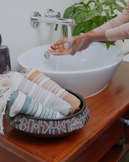 Genalé Handwoven Ethiopian Cotton Hand Towel