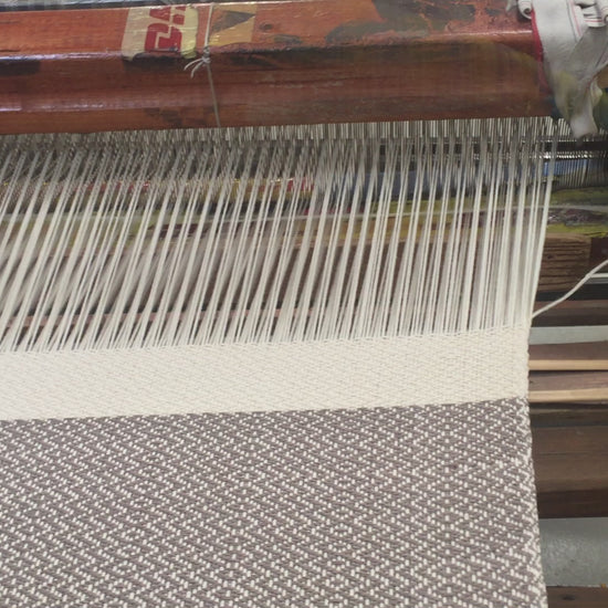 Desta throw blanket making process