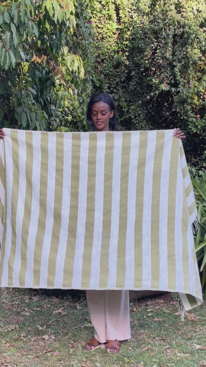 Omo Handwoven Ethiopian Cotton Bath Towel
