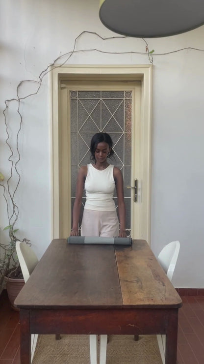 Kalam Handwoven Ethiopian Cotton Table Runner