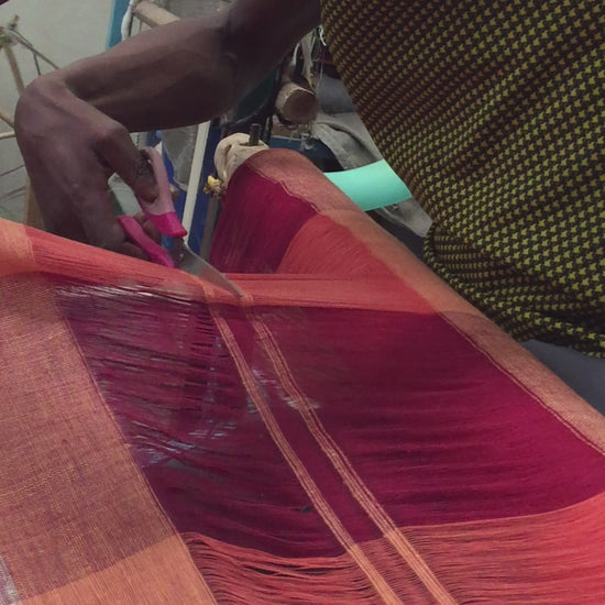making process of mareb towel