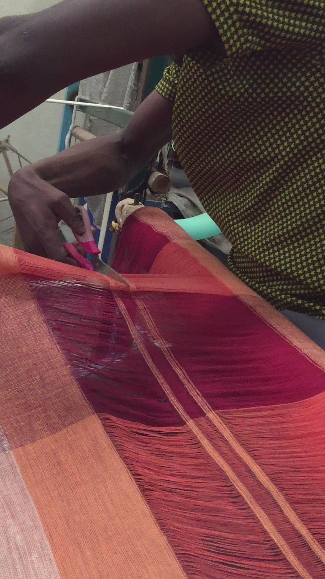 making process of mareb towel