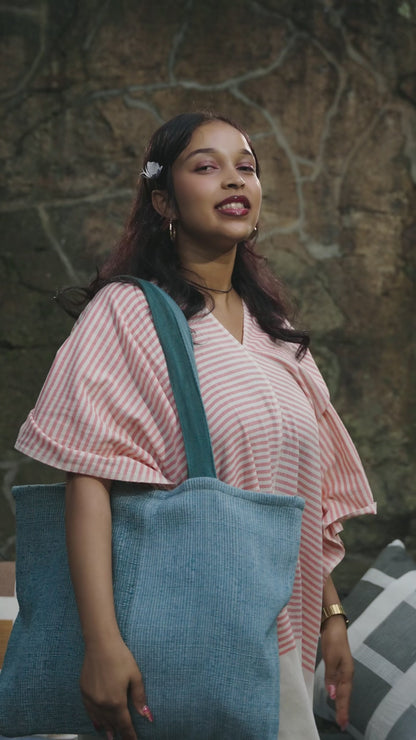 Zihoné Handwoven Linen Tote Bag