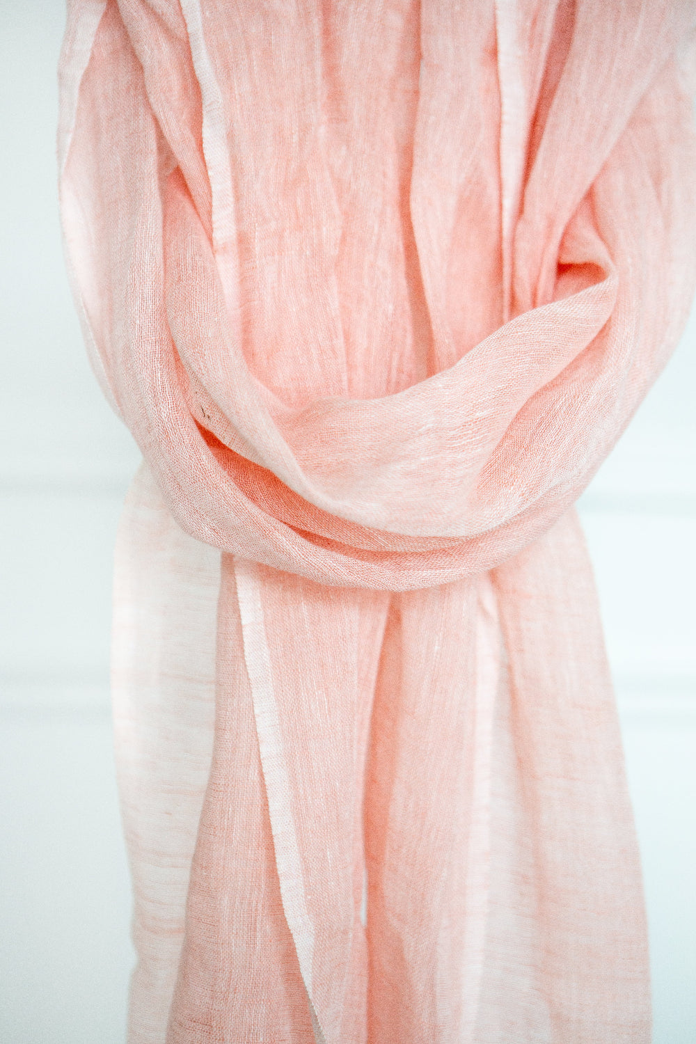 telba shawl in blush close in 