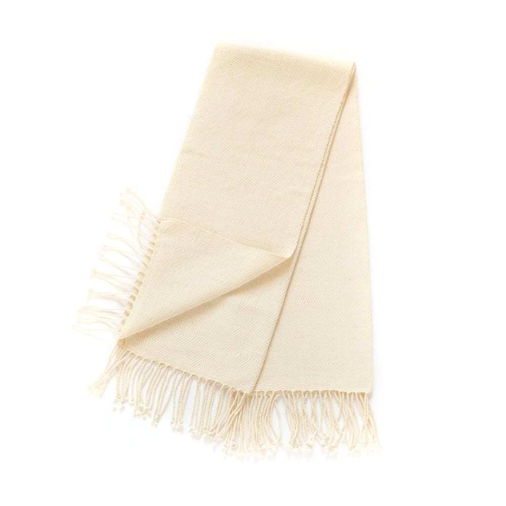 Almaz hand towel handwoven sabahar Ivory 