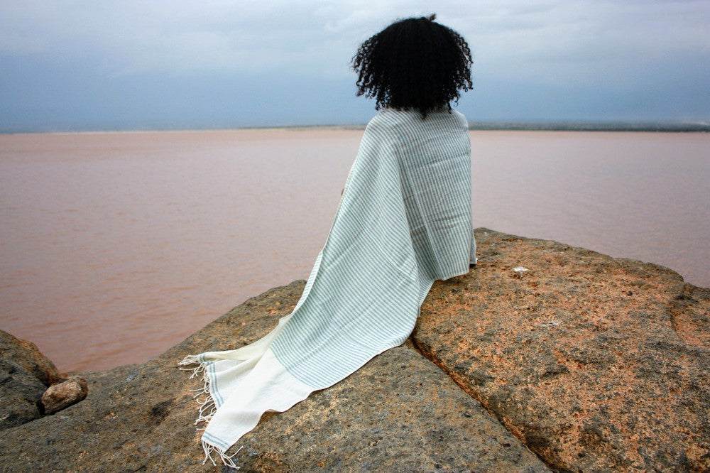 ari shawl on woman